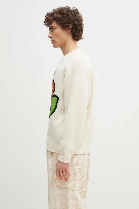 Kenzo woolen jumper Pop FF55PU7223LA.02 beige SS25