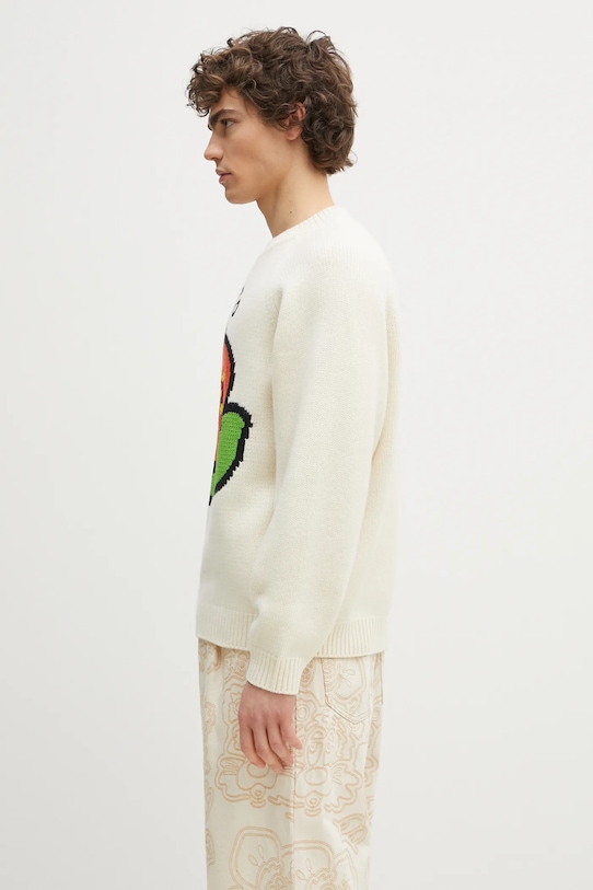 Шерстяной свитер Kenzo Pop FF55PU7223LA.02 бежевый SS25