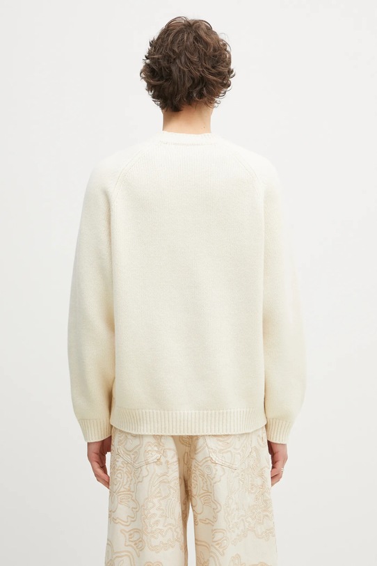 Odzież Kenzo sweter wełniany Pop FF55PU7223LA.02 beżowy