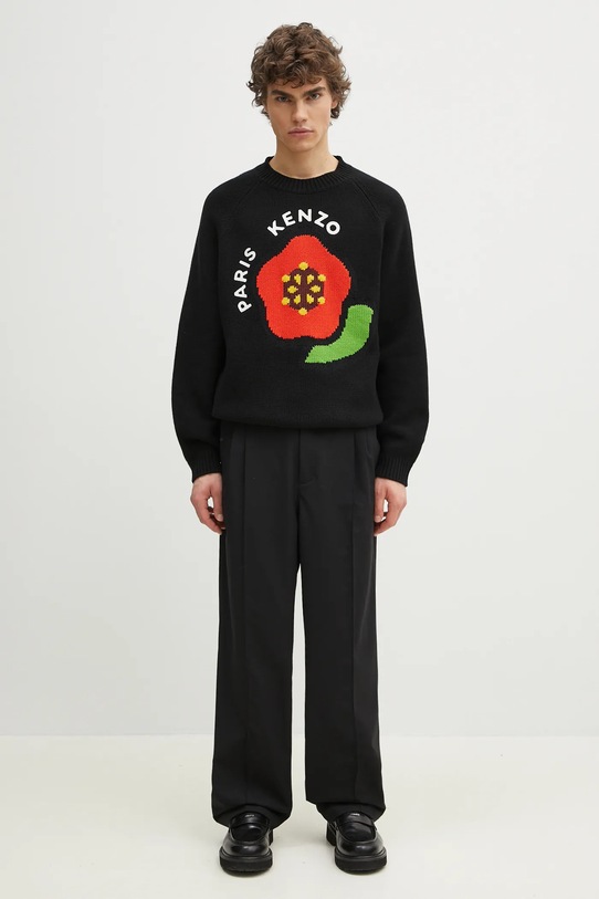Kenzo woolen jumper Pop FF55PU7223LA.99J black