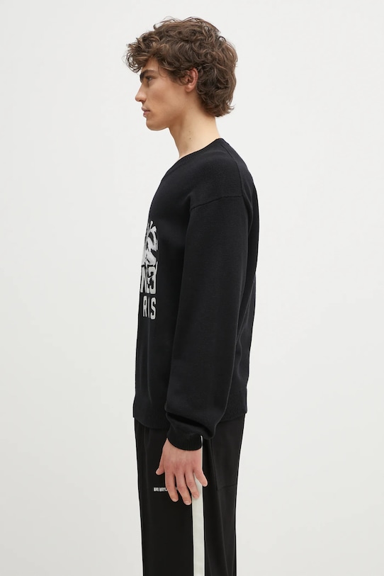 Kenzo woolen jumper Happy Tiger FF55PU7273LD.99J black SS25