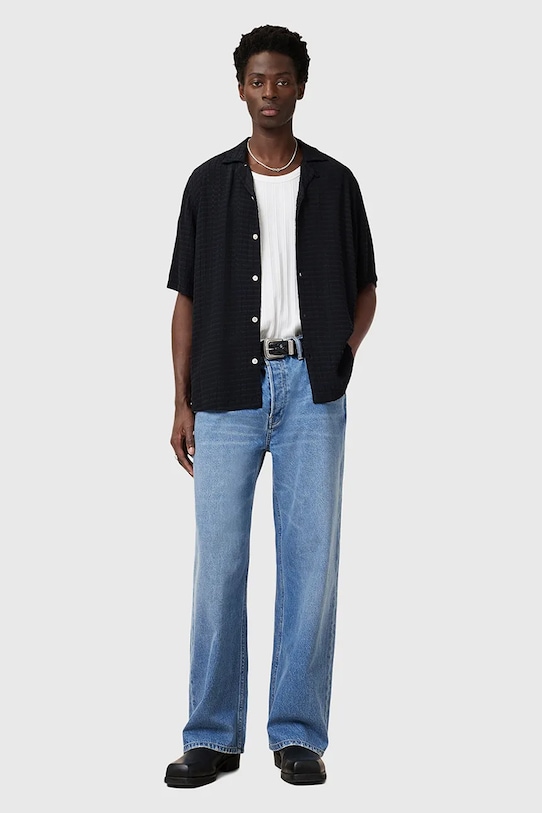 Бавовняна футболка AllSaints DENVER M003JC білий