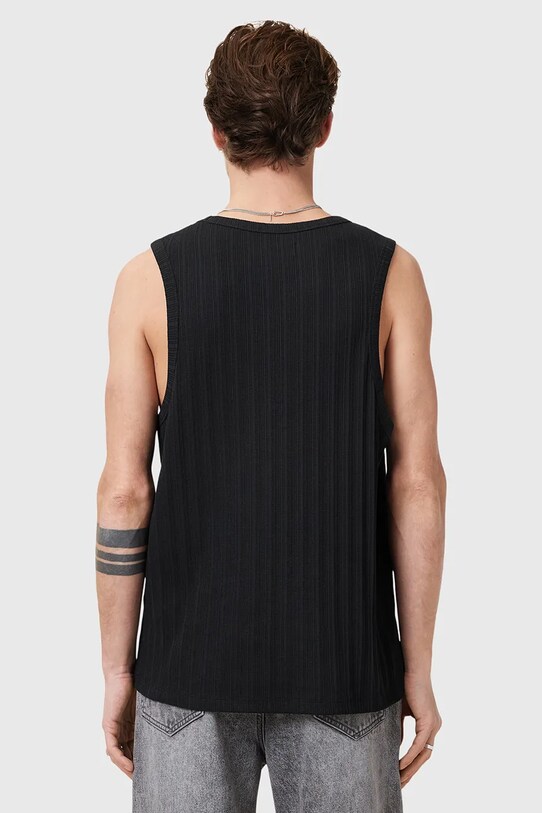 Îmbrăcăminte AllSaints tricou din bumbac DENVER M003JC negru