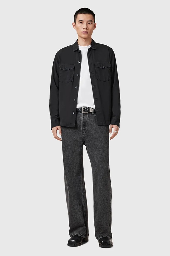 AllSaints sweter bawełniany FINN M005JC biały