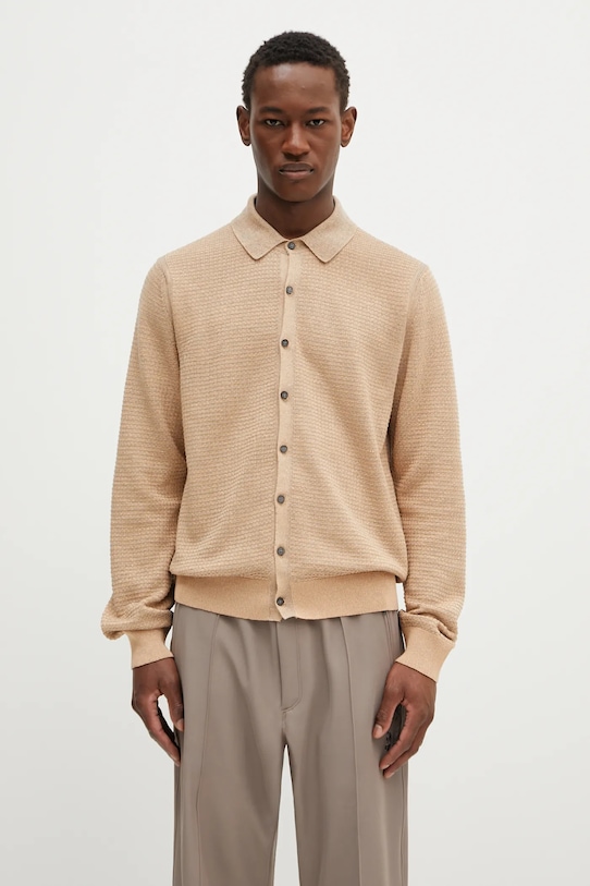 Paul Smith cardigan cu amestec de in uni bej M1R.258Z.P02681