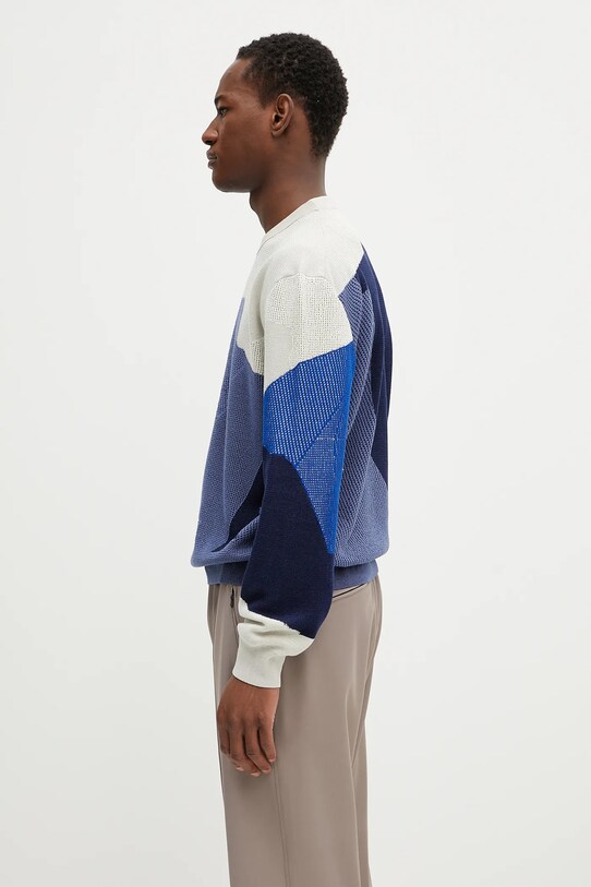 Paul Smith sweter bawełniany M1R.266Z.P02684 granatowy SS25
