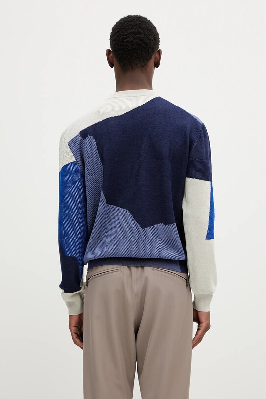 Odzież Paul Smith sweter bawełniany M1R.266Z.P02684 granatowy