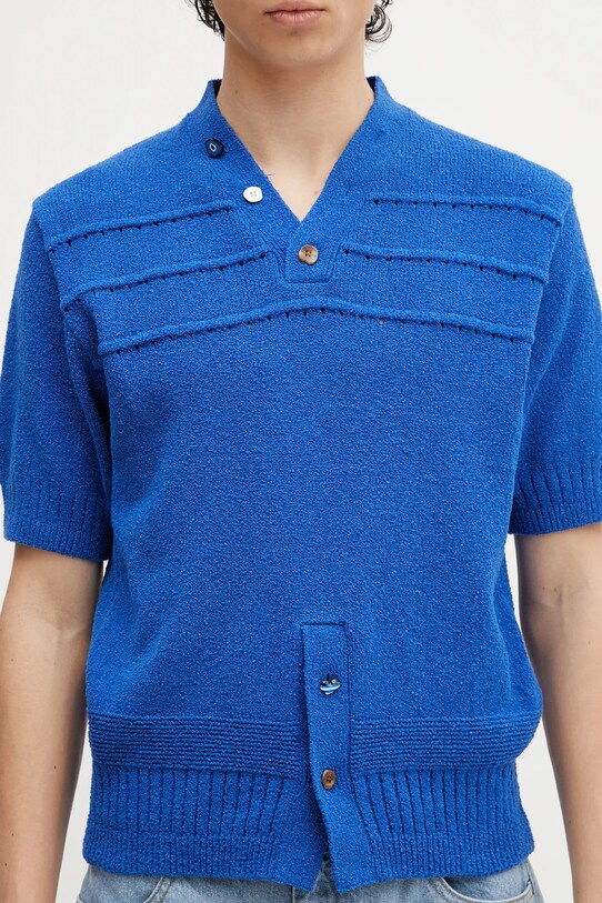 Ader Error pulover Apparel-Top albastru BO01SSKT0502BL