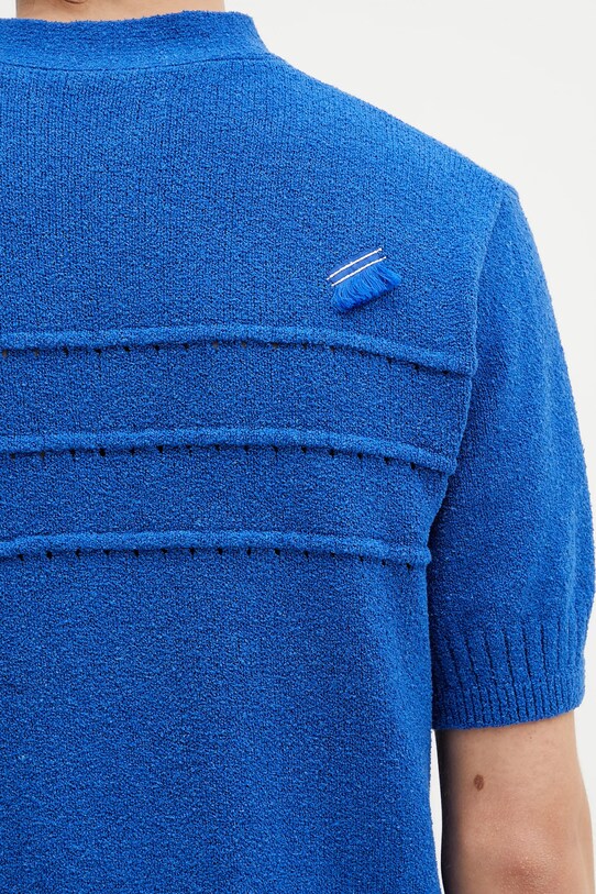 Ader Error pulover Apparel-Top BO01SSKT0502BL albastru
