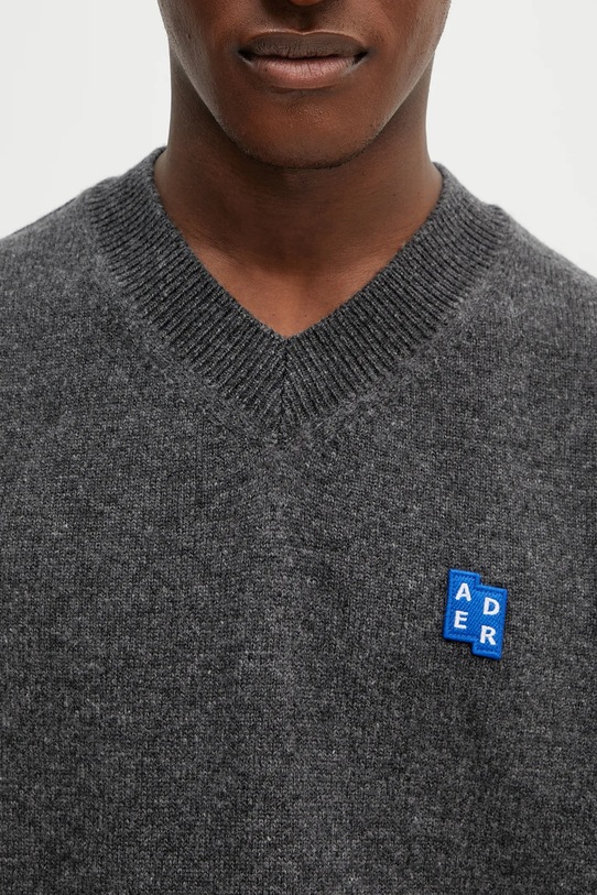 Шерстяной жилет Ader Error Apparel-Top серый BO42FYKT0201CC