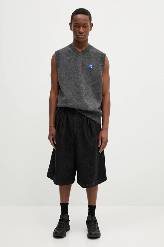 Μάλλινο γιλέκο Ader Error Apparel-Top BO42FYKT0201CC γκρί