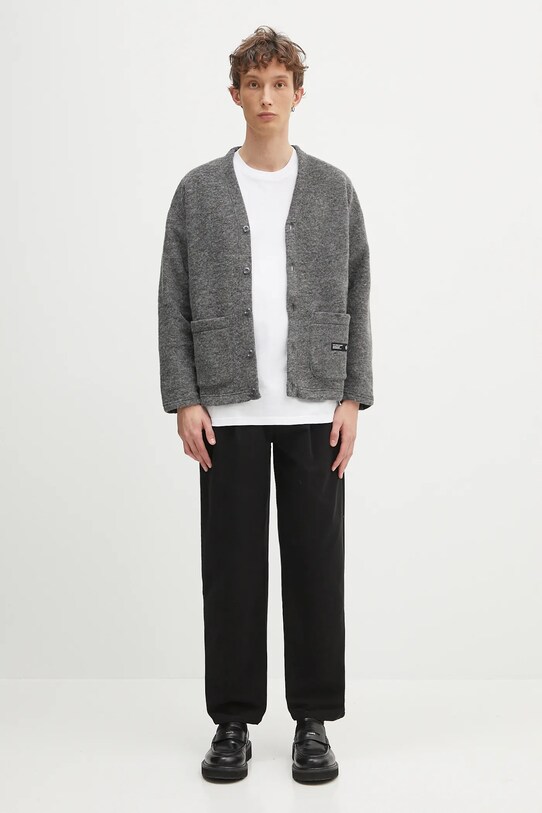 NEIGHBORHOOD cardigan din lână Wool Jersey Cardigan 242FPNH.CSM14