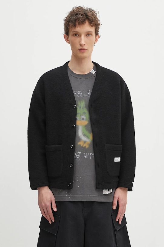 NEIGHBORHOOD kardigan wełniany Wool Jersey Cardigan