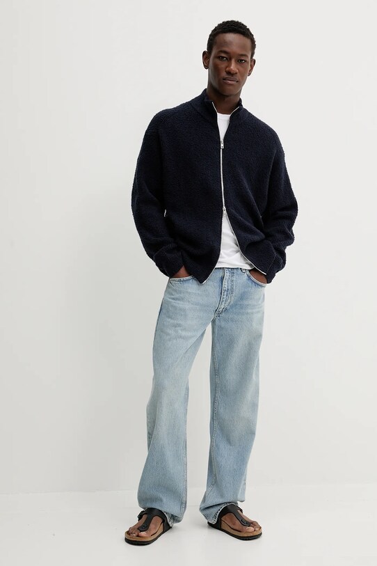 Filippa K kardigan 31464.FK granatowy SS25