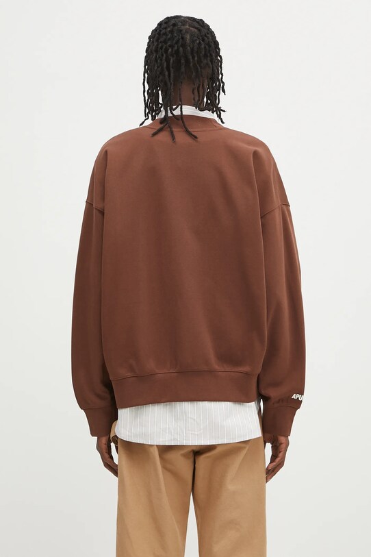 Дрехи Суичър AAPE Main Zip Up AAPSWMC324XXO кафяв