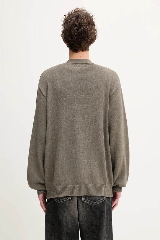 Odzież NEIGHBORHOOD kardigan Plain Cardigan 251FUNH.KNM01 zielony