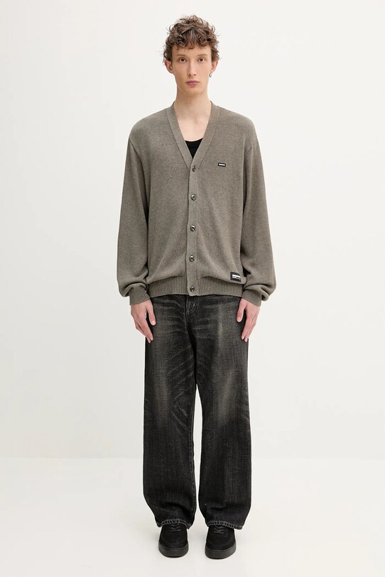 NEIGHBORHOOD kardigan Plain Cardigan 251FUNH.KNM01 zielony