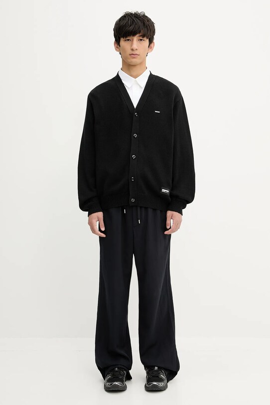 NEIGHBORHOOD kardigan Plain Cardigan 251FUNH.KNM01 czarny