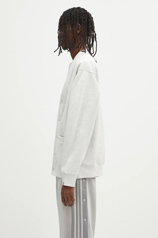 AAPE bluza Now Zip Up AAPSWMB329XAN szary SS25