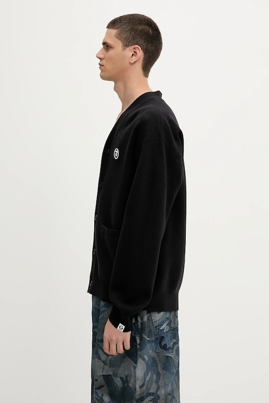 Жилетка AAPE Now Knit AAPKNMB335XXN черен SS25