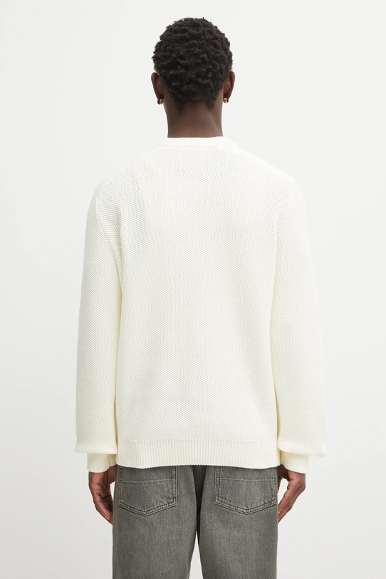 Odzież Maison Kitsuné sweter Kitsune Varsity Embroidered OM00808KT1137 beżowy