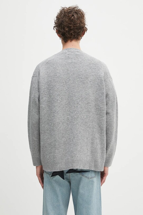 Clothing A Bathing Ape kids' linen blend cardigan One point 1K80120004 gray