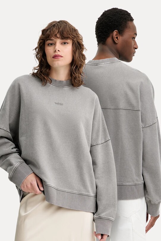 Won Hundred bluza bawełniana bawełna szary 3726.12087