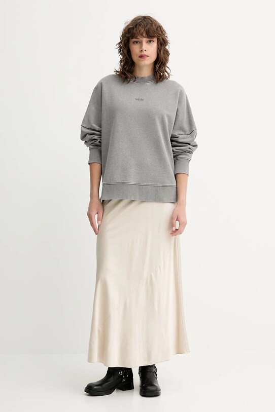 Won Hundred bluza bawełniana 3726.12087 szary