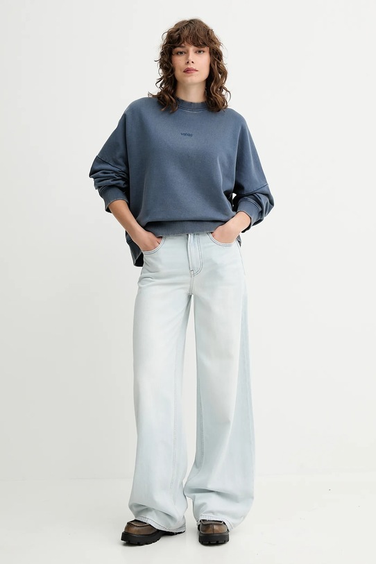 Won Hundred bluza bawełniana 3726.12087 niebieski