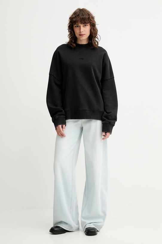 Won Hundred hanorac de bumbac negru 3726.12087