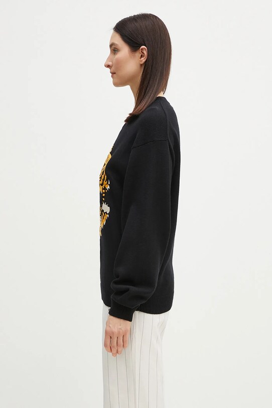 Vlněný svetr Kenzo x Verdy černá FF58PU7133CR.99J