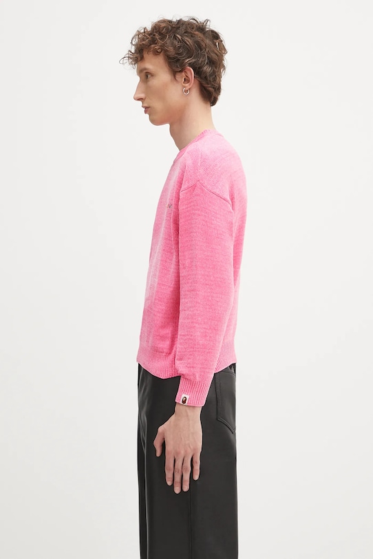 Дрехи Пуловер A Bathing Ape BAPE chenille 1K80220003 розов