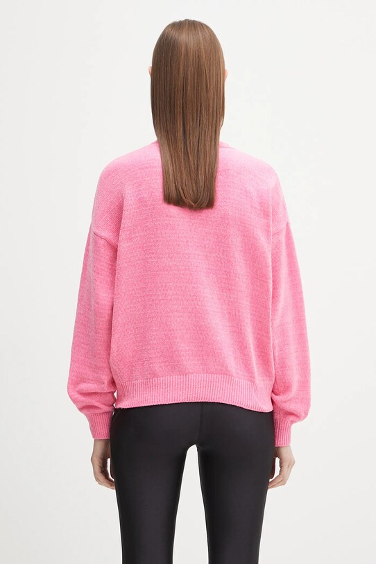Odzież A Bathing Ape sweter BAPE chenille 1K80220003 różowy