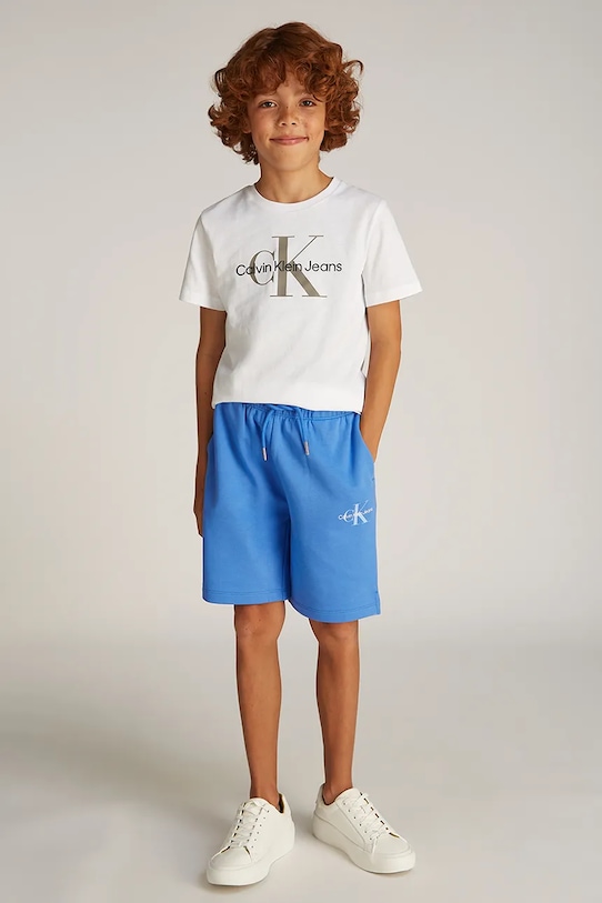 Calvin Klein Jeans shorts di lana bambino/a 0 maglia blu IU0IU00578.104.116.PPYA