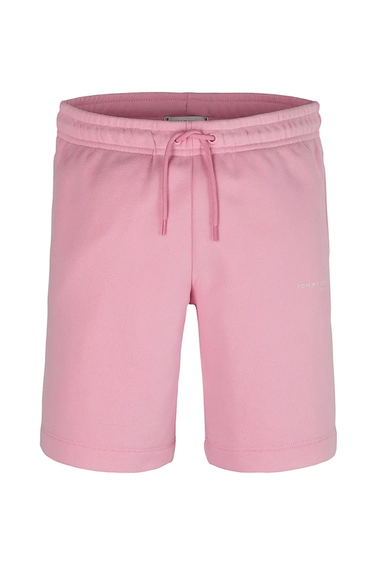 Дитячі шорти Tommy Hilfiger KS0KS00627.98.122.PPYA рожевий SS25