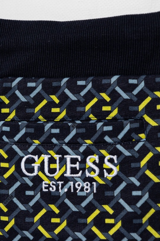 Мальчик Детские хлопковые шорты Guess L5RD02.KA6R4.PPYA тёмно-синий