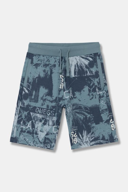 Guess pantaloni scurți din bumbac pentru copii casual bleumarin L5RD04.KA6R4.PPYA