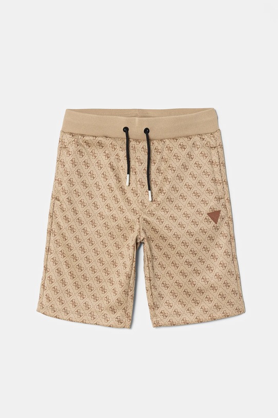 Дитячі шорти Guess візерунок бежевий L5RD07.FL04Q.PPYA
