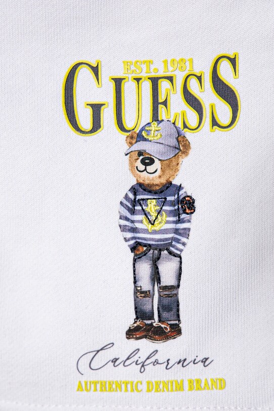 Хлопчик Дитячі бавовняні шорти Guess N5RD03.KAD74.PPYA білий