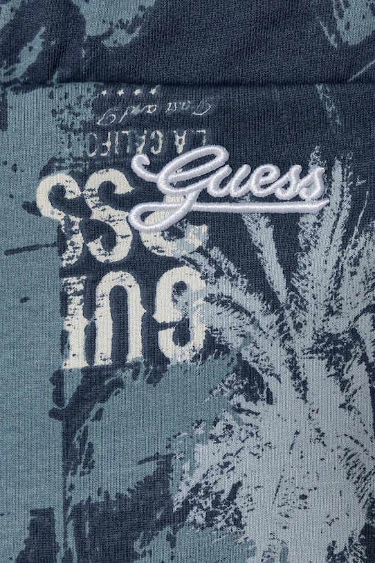 Хлопчик Дитячі бавовняні шорти Guess N5RD05.KA6R4.PPYA темно-синій