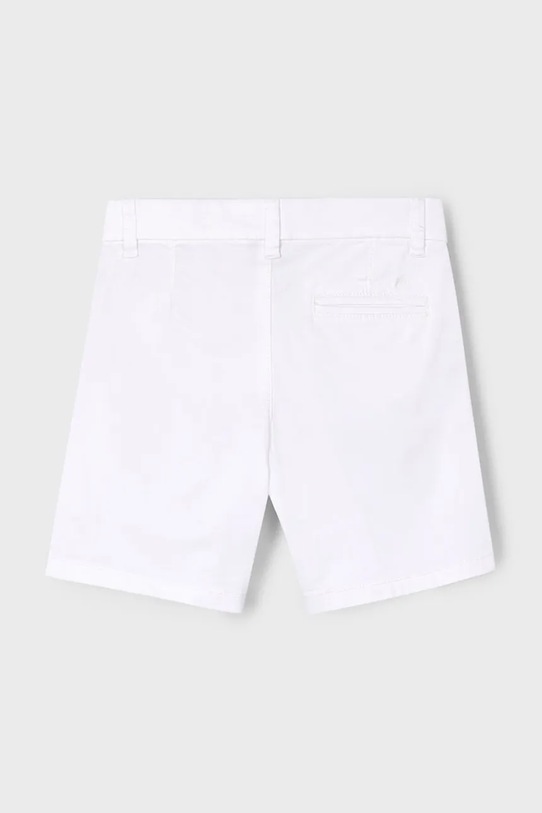 Dječje kratke hlače Mayoral chino serża basic 202.5A.Mini.PPYA bijela SS25