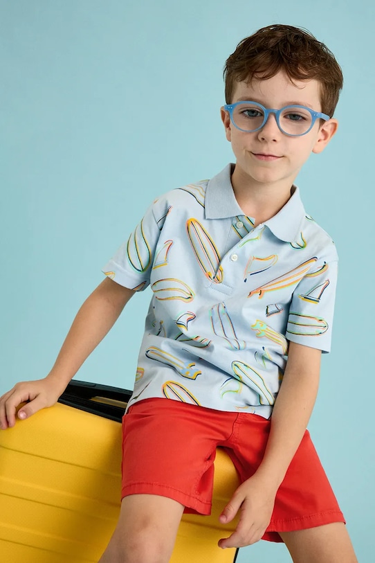 Mayoral pantaloni scurți copii casual rosu 204.5J.Mini.PPYA