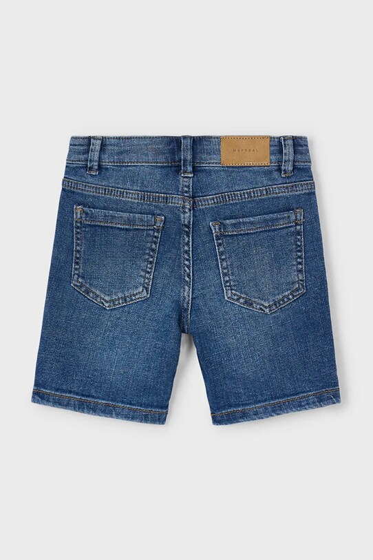 Mayoral pantaloni scurti din denim pentru copii 237.5D.Mini.PPYA bleumarin SS25