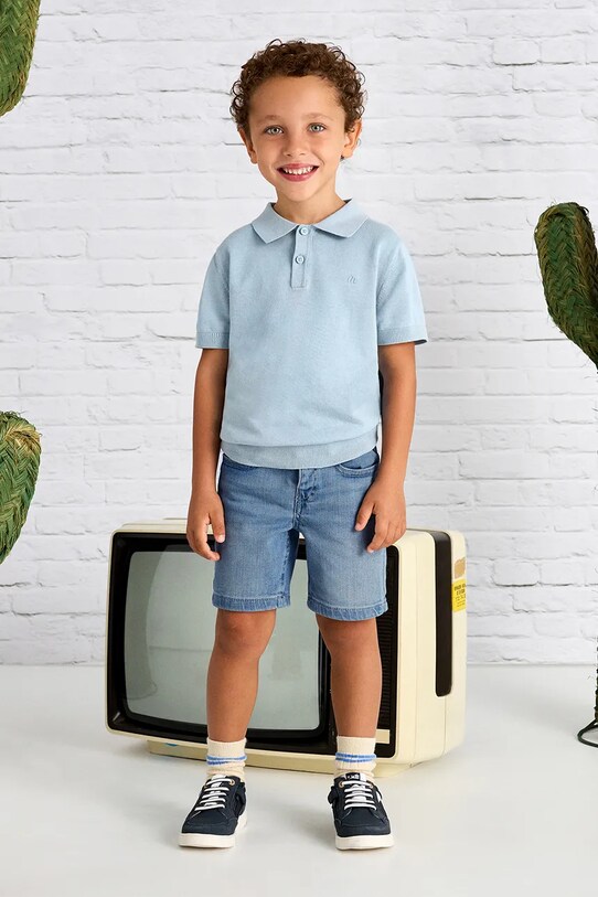 Дитячі джинсові шорти Mayoral casual блакитний 237.5D.Mini.PPYA