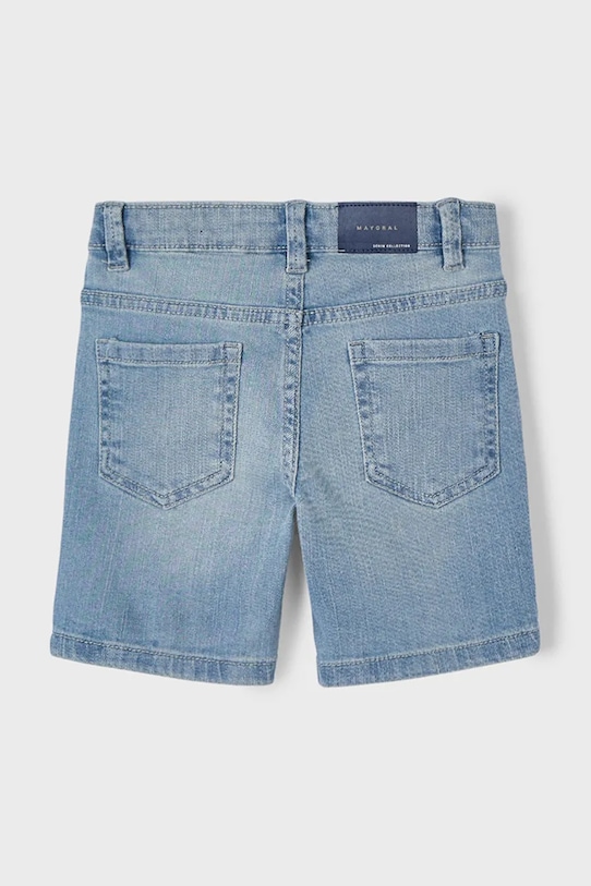 Băieți Mayoral pantaloni scurti din denim pentru copii 237.5D.Mini.PPYA albastru