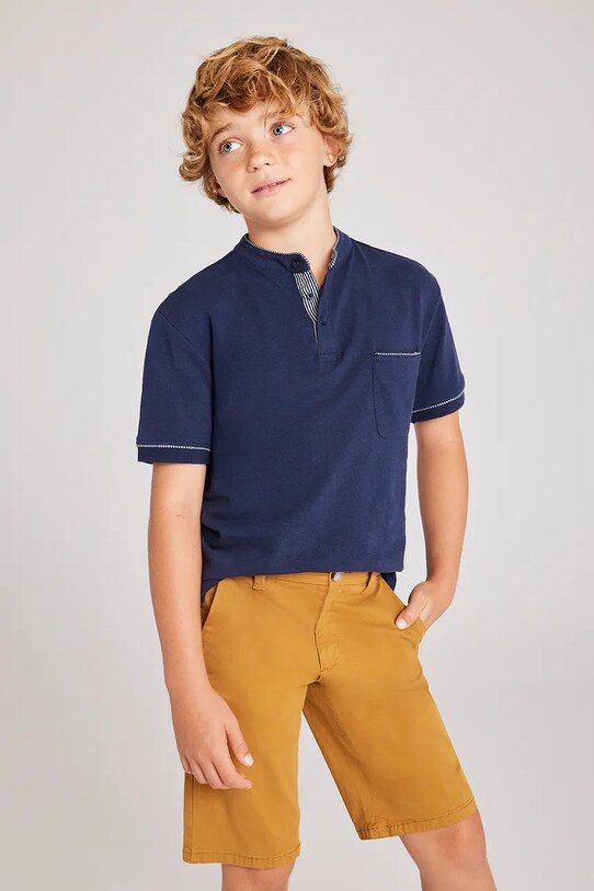 Παιδικό σορτς Mayoral bermudy chino basic με ελαστάν κίτρινο 242.7A.Junior.PPYA