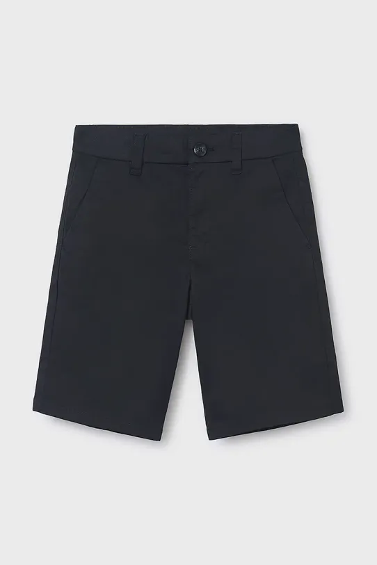 Mayoral shorts bambino/a bermudy chino basic tessuto nero 242.7A.Junior.PPYA