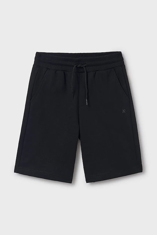 Mayoral pantaloni scurți copii casual negru 600.7E.Junior.PPYA