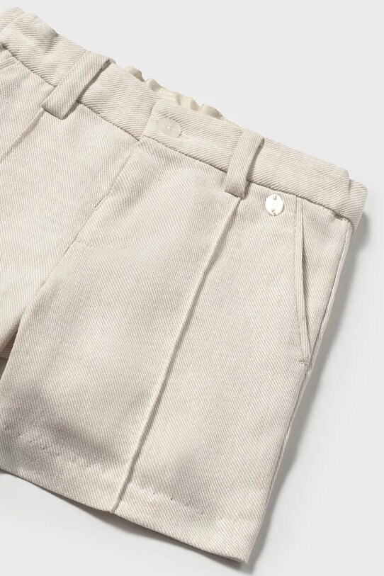 Детские шорты с примесью льна Mayoral бежевый 1240.3A.Baby.PPYA