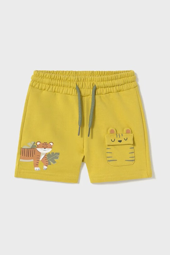 Mayoral pantaloni scurti copii casual galben 1242.3D.Baby.PPYA